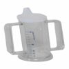 Drinkbeker HandyCup met deksel | Met maatvoering en handgrepen | Inhoud 200 ml | PR65646-M | ThuiszorgwinkelXL