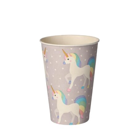 Drinkbekers Unicorn 200ml 10-delig | Papstar