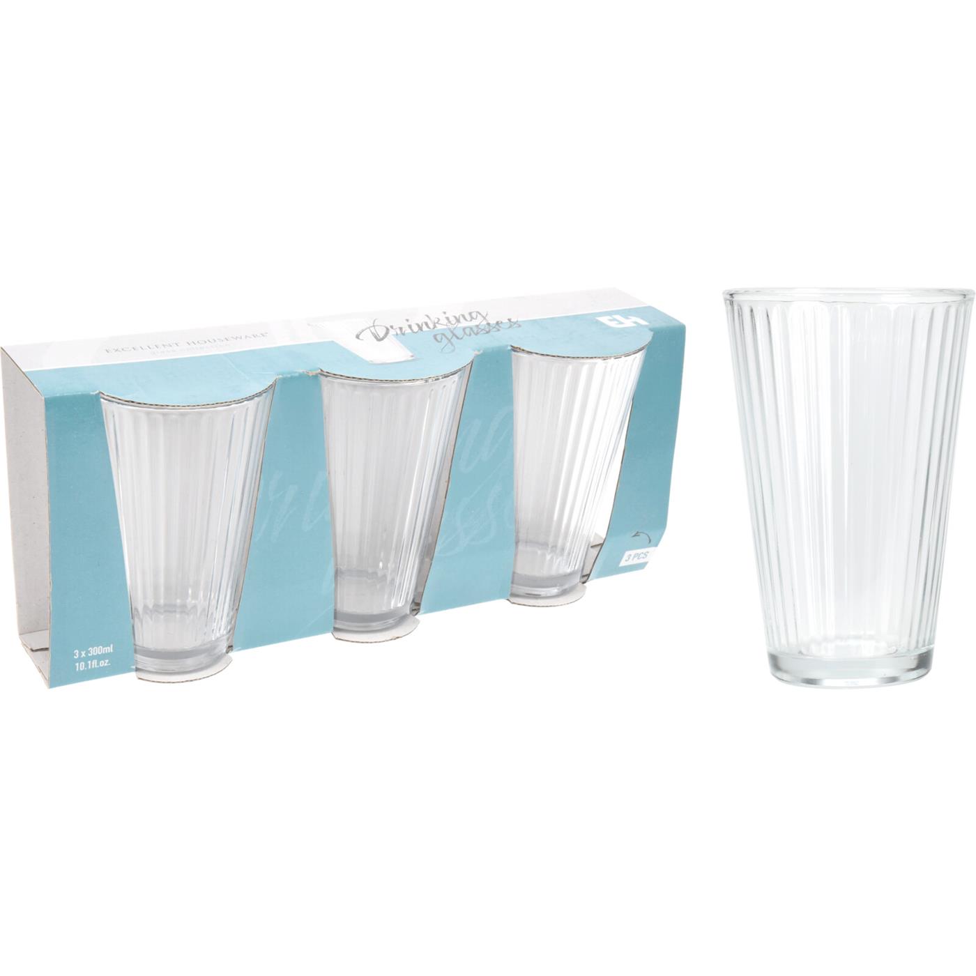 Drinkglazenset 3-delig 300ml | Excellent Houseware