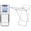 Droogrek metaal 18m zilver 180x55x108cm | Ultra Clean