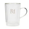 Dubbelwandig Glas Monogram L | Riviera Maison