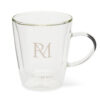 Dubbelwandig Glas Monogram M | Riviera Maison
