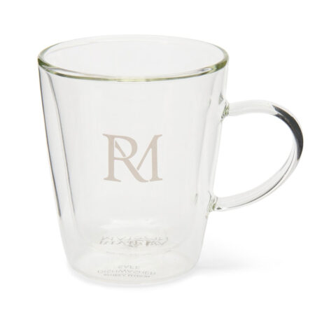 Dubbelwandig Glas Monogram M | Riviera Maison