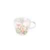 Dubbelwandig glas pastel flowers roze | Ambiente