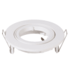 Dublin - LED Inbouwspot - Kantelbaar armatuur - Diameter 93mm - GU10 Fitting incl. lamphouder - Rond - IP20 voor binnen - Wit | HOFTRONIC