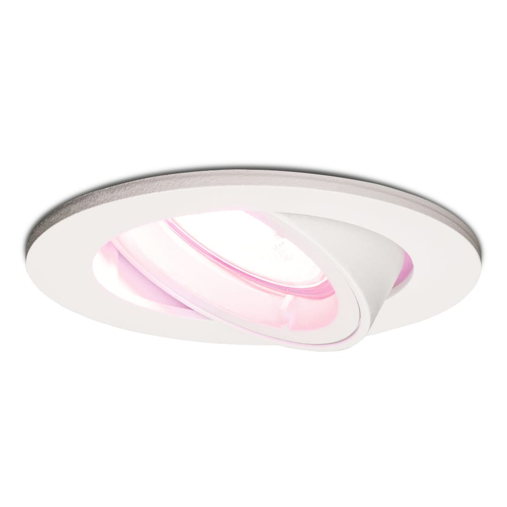 Dublin smart inbouwspot - Wifi + Bluetooth - RGBWW - GU10 - Kantelbaar - Google Home