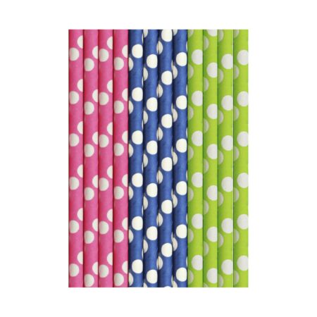 Duni Papieren Rietjes Cocktail Dots 25st | Duni