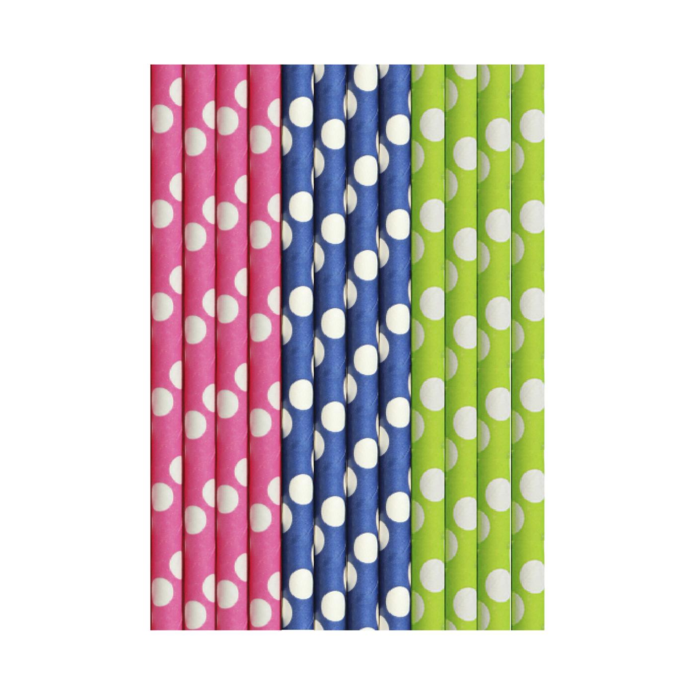 Duni Papieren Rietjes Cocktail Dots 25st | Duni
