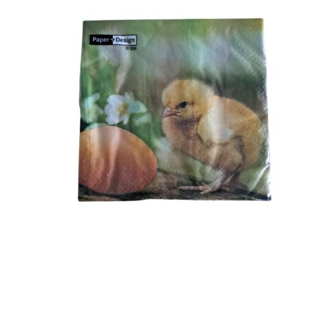 Duni Servetten Chicken with egg 33x33cm | Duni