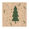 Duni Servetten Natural Yuletid 33x33cm | Duni