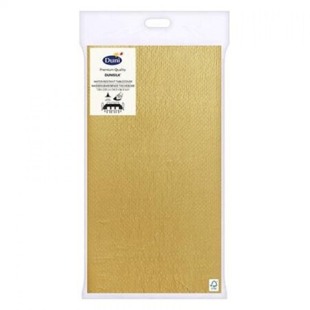 Duni tafellaken goud 138x220cm | Duni