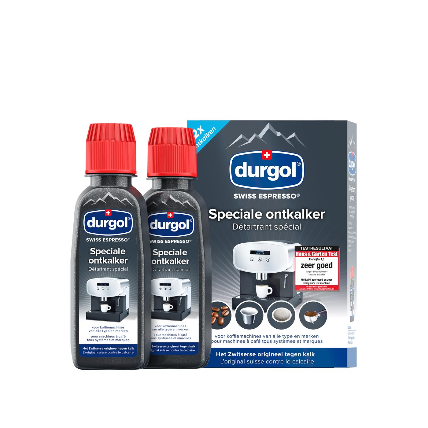 Durgol Swiss espresso ontkalker 2x 125ml | Durgol