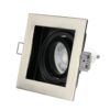 Durham LED inbouwspot - GU10 - RVS - Vierkant | Aigostar