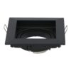 Durham inbouwspot armatuur - voor GU10 lampen - Kantelbaar - IP20 - Zwart | HOFTRONIC