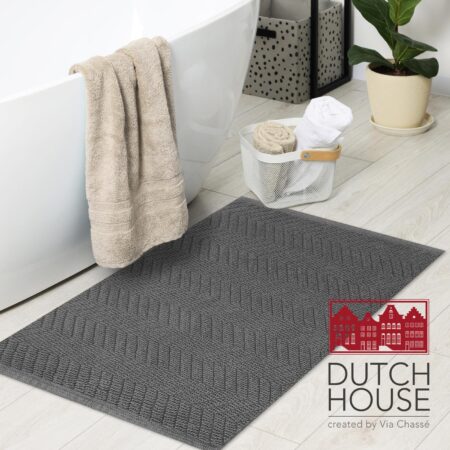 Dutch House Formia badmat 50x80cm grijs | Dutch House