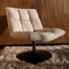 Dutchbone Draaifauteuil Bar Bouclé - Beige | Dutchbone