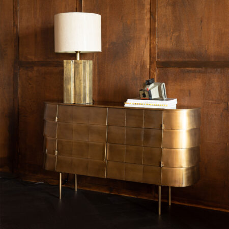 Dutchbone Dressoir Hanna 117cm - Goud | Dutchbone