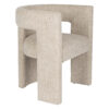 Dutchbone Eetkamerstoel Medina Geweven stof - Beige | Dutchbone