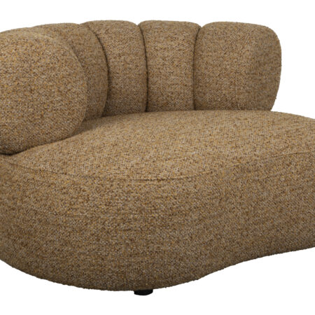 Dutchbone Fauteuil Duvane Bouclé - Bruin | Dutchbone