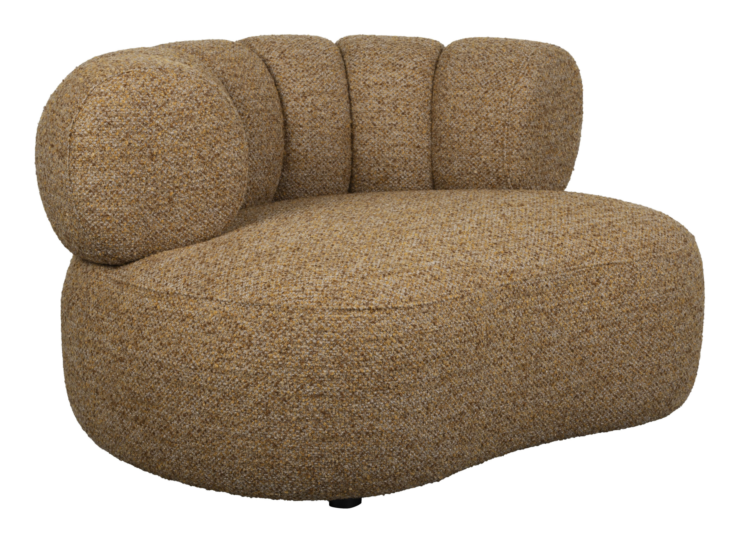 Dutchbone Fauteuil Duvane Bouclé - Bruin | Dutchbone