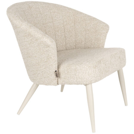Dutchbone Fauteuil Georgia Chenille - Beige | Dutchbone