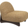 Dutchbone Fauteuil Loom Bouclé en hout - Bruin | Dutchbone
