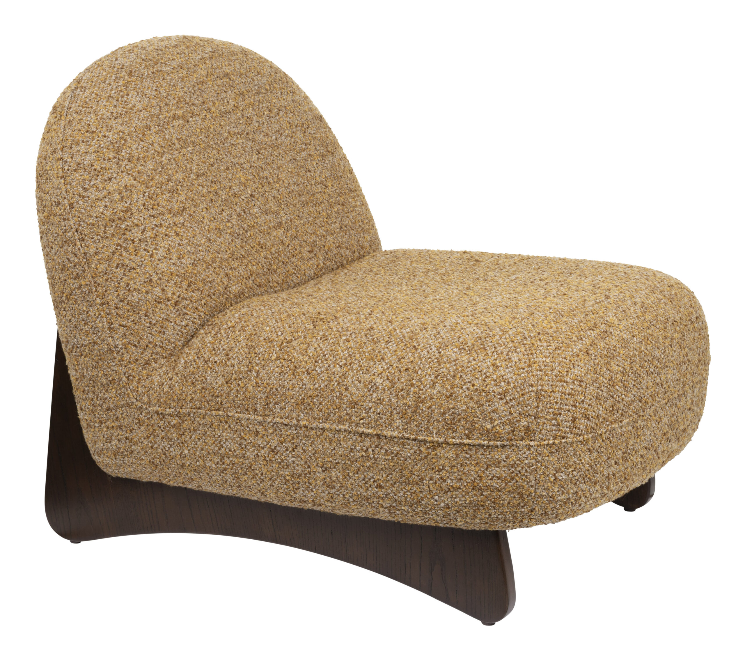 Dutchbone Fauteuil Loom Bouclé en hout - Bruin | Dutchbone
