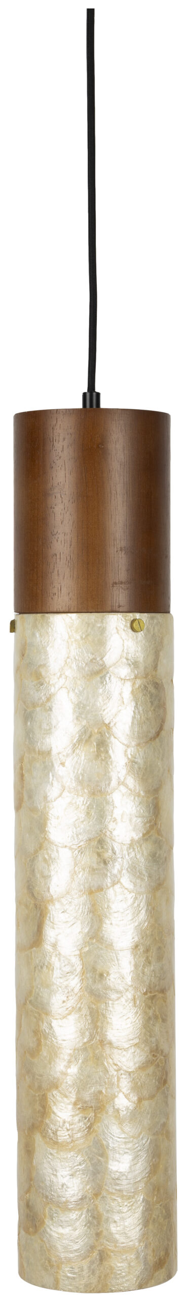 Dutchbone Hanglamp Beam Eikenhout en acryl - Bruin | Dutchbone