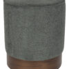 Dutchbone Hocker Bellevue Geweven stof en hout - Groen | Dutchbone