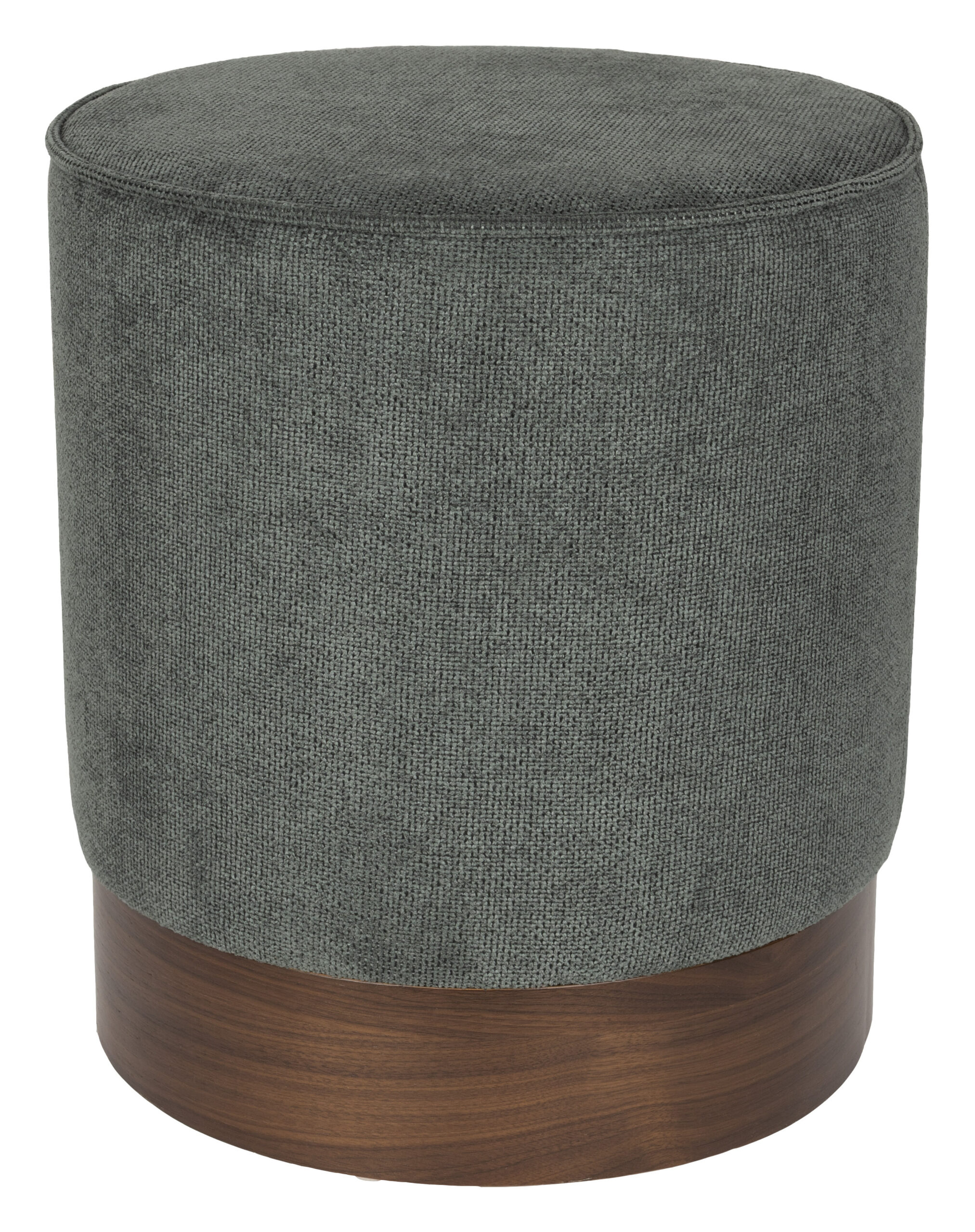 Dutchbone Hocker Bellevue Geweven stof en hout - Groen | Dutchbone