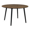 Dutchbone Ronde Eettafel 'Clover' Notenhout