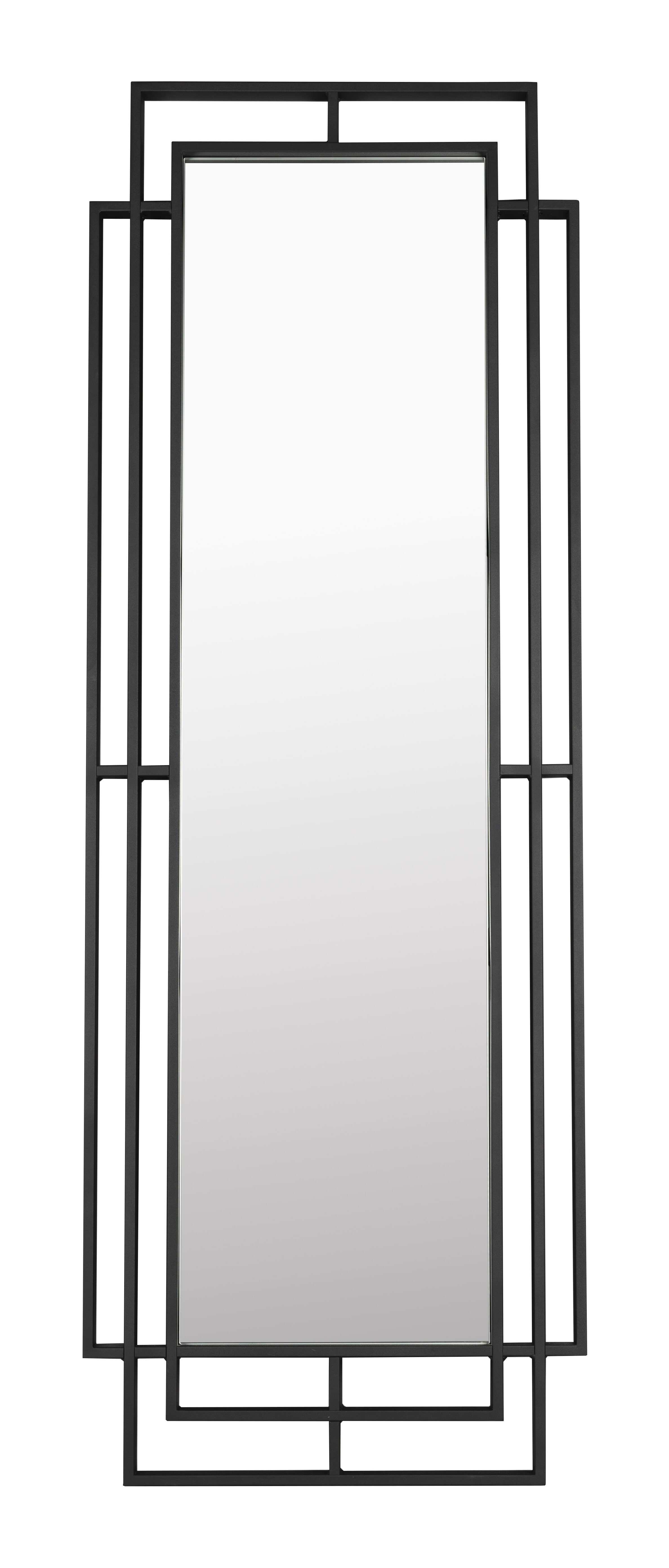 Dutchbone Staande Spiegel Ramsey 170 x 60cm - Zwart - Passpiegel | Dutchbone