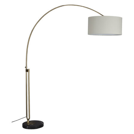 Dutchbone Vloerlamp Archie 212cm hoog - Beige | Dutchbone