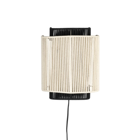 Dutchbone Wandlamp Elon Katoen - Beige | Dutchbone