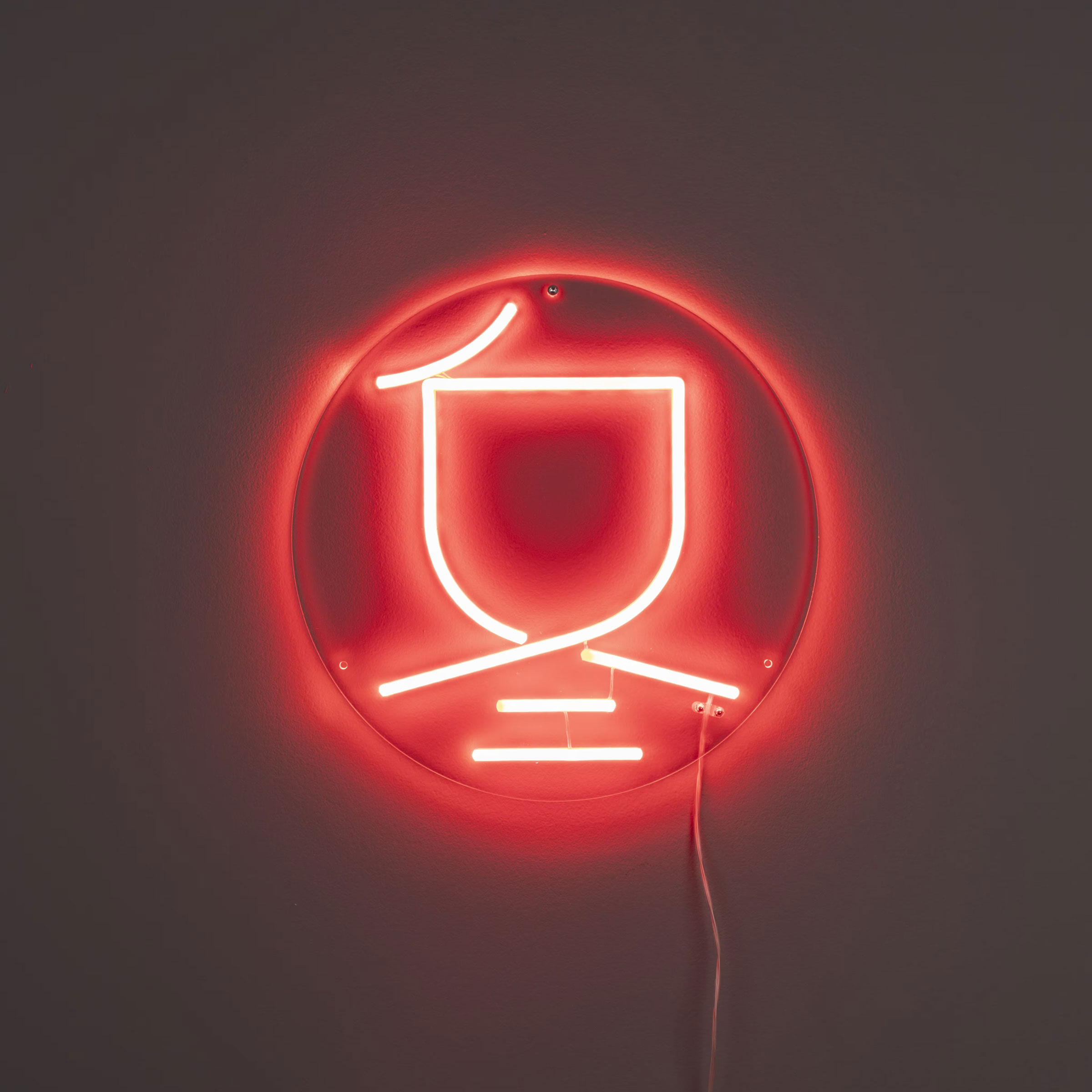 Dutchbone Wandlamp Sya Winter Neon - Rood | Dutchbone