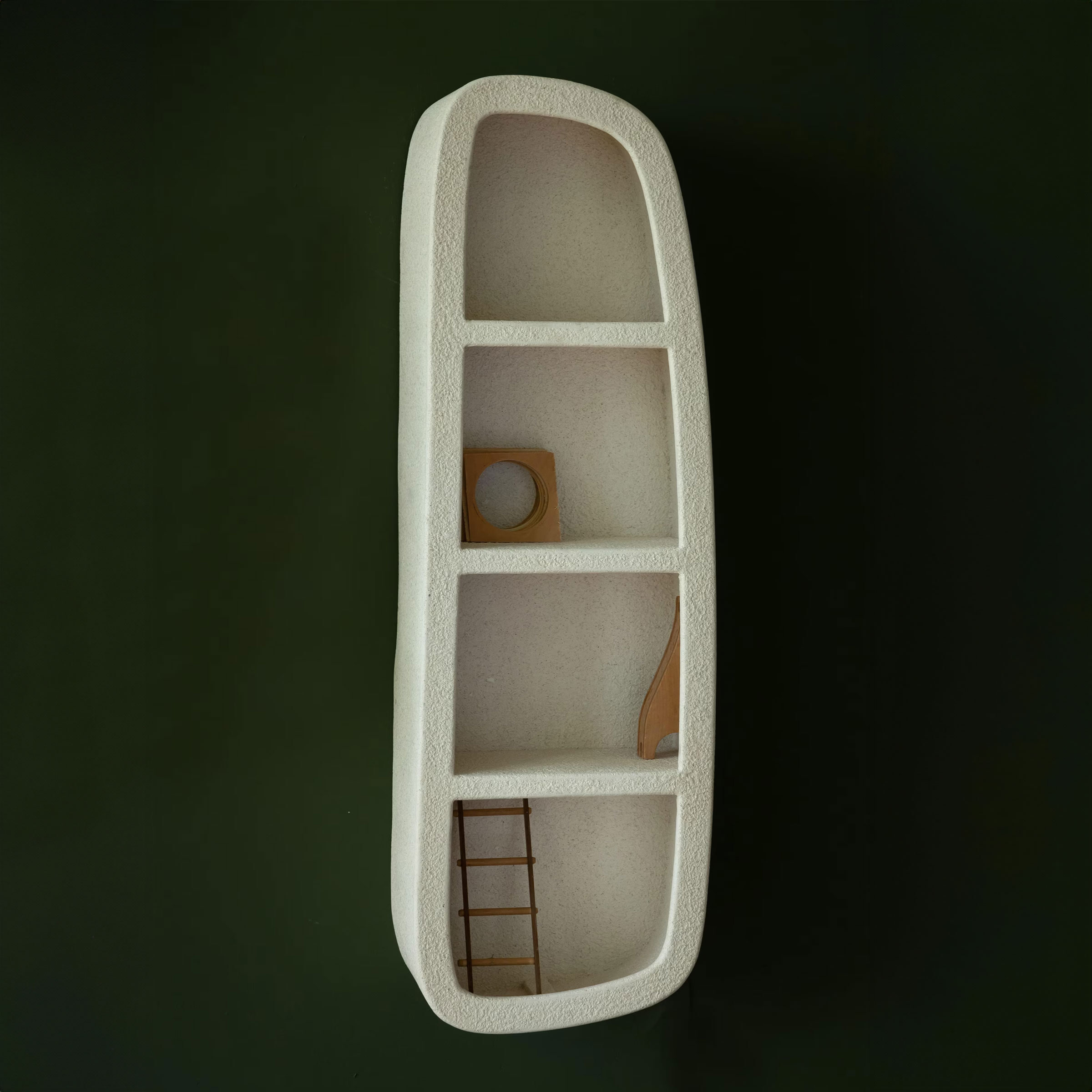 Dutchbone Wandplank Veda Gerecycled marmer