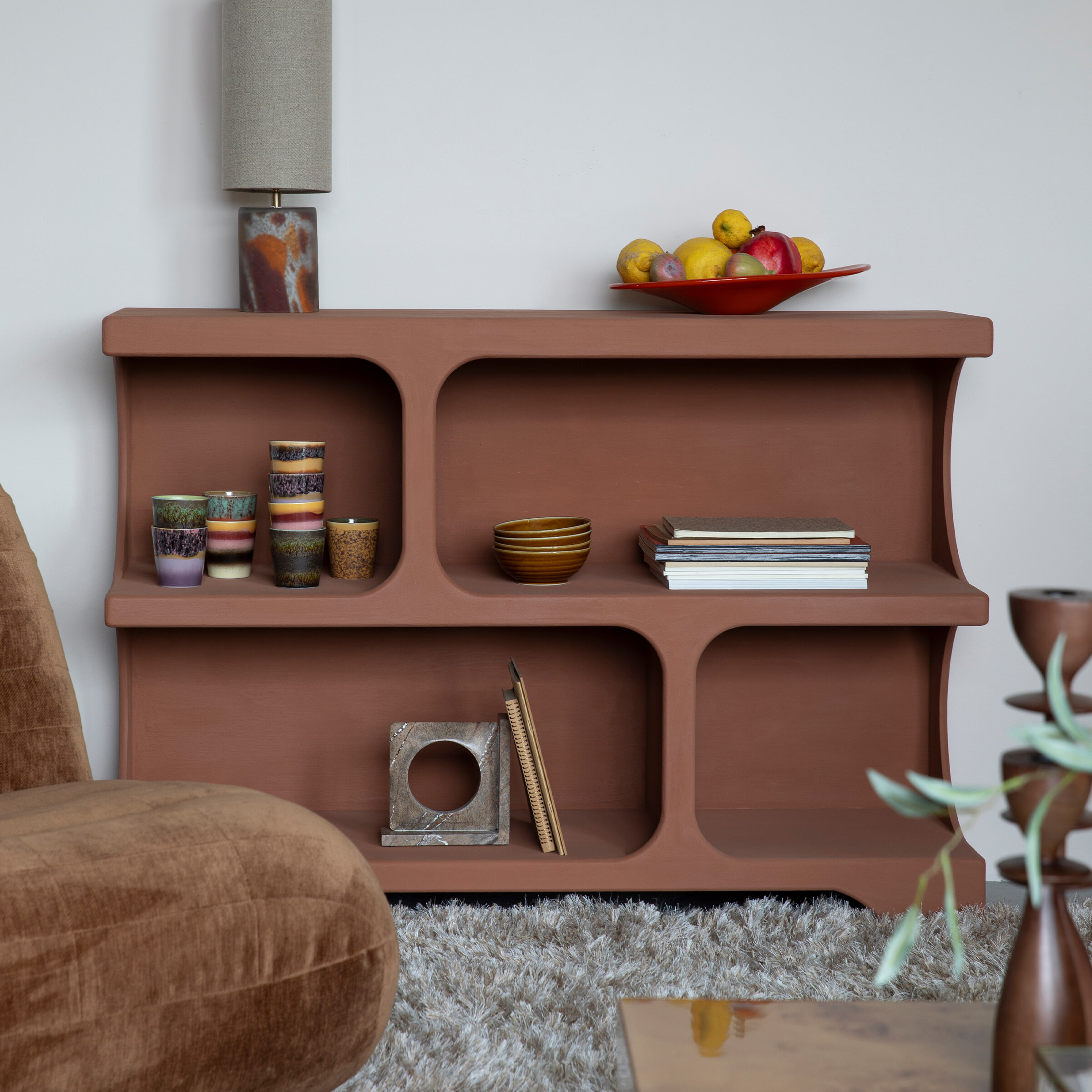 Dutchbone Wandrek Dundee 85 x 120cm - Terra | Dutchbone