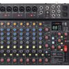 E-Lektron B628-DSP 12 kanaals mengpaneel - USB interface en DSP | E-Lektron