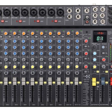 E-Lektron C848-DSP 16 kanaals mengpaneel - Met USB interface