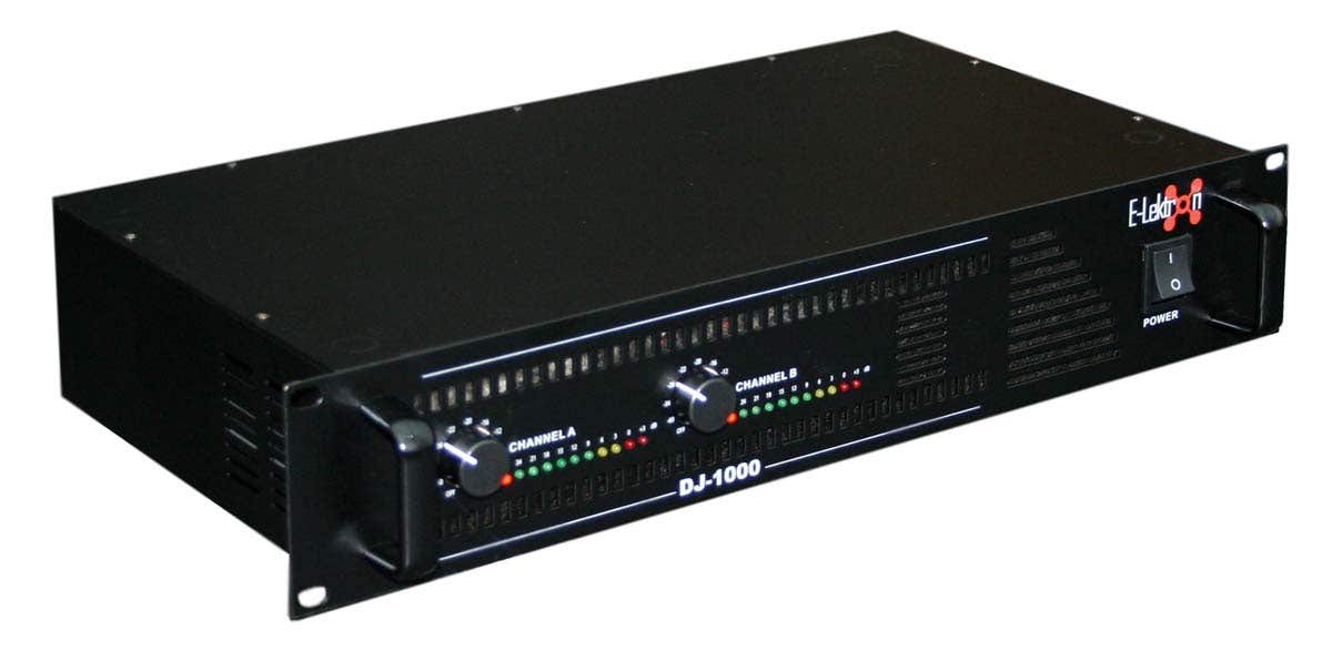 E-Lektron DJ-1000 - PA-versterker - 2 x 500 watt piekvermogen - 19 | E-Lektron