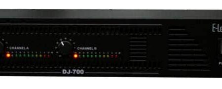 E-Lektron DJ-700 - PA-versterker - 2 x 350 watt - 19 inch rackmodel | E-Lektron