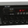E-Lektron EL2-BT - Stereo versterker - Met Bluetooth en karaokefunctie | E-Lektron