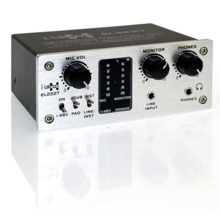 E-Lektron EL222T USB audio-interface met fantoomvoeding | E-Lektron