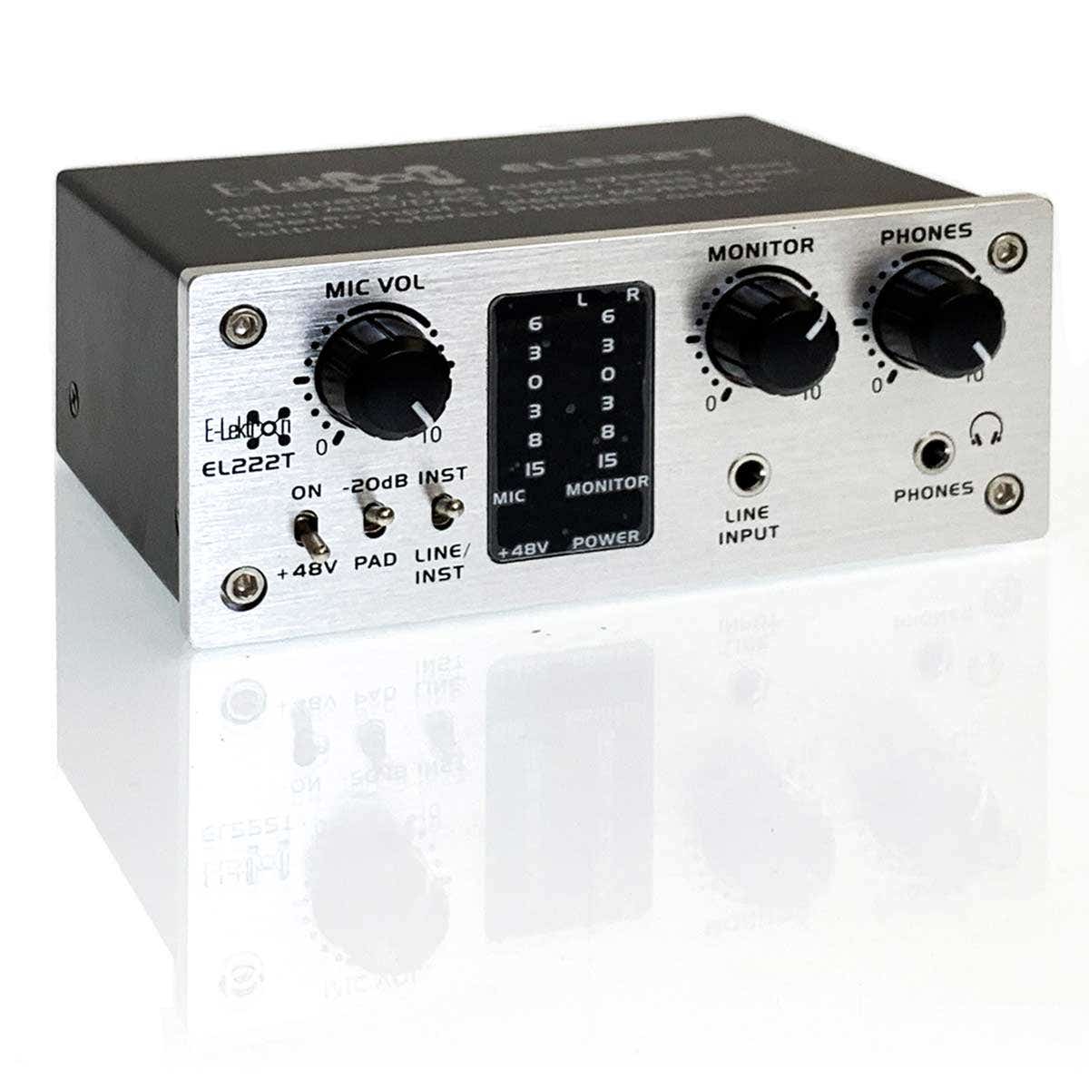E-Lektron EL222T USB audio-interface met fantoomvoeding | E-Lektron