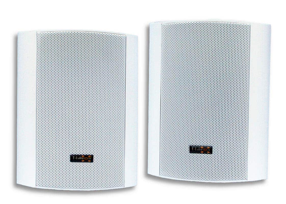E-Lektron EWL4P Wit - Passieve luidsprekerset - Voor binnen en buiten | E-Lektron
