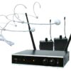 E-Lektron IU-2082H draadloze UHF headsetmicrofoon set - 2-kanaals | E-Lektron