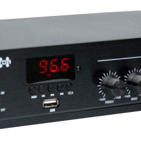 E-Lektron PA-TRON45 - 100V ELA versterker - 45W met Bluetooth en USB | E-Lektron
