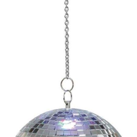 E-Lektron Spiegelbol Set - 25 cm disco bal - Met batterijmotor en | E-Lektron