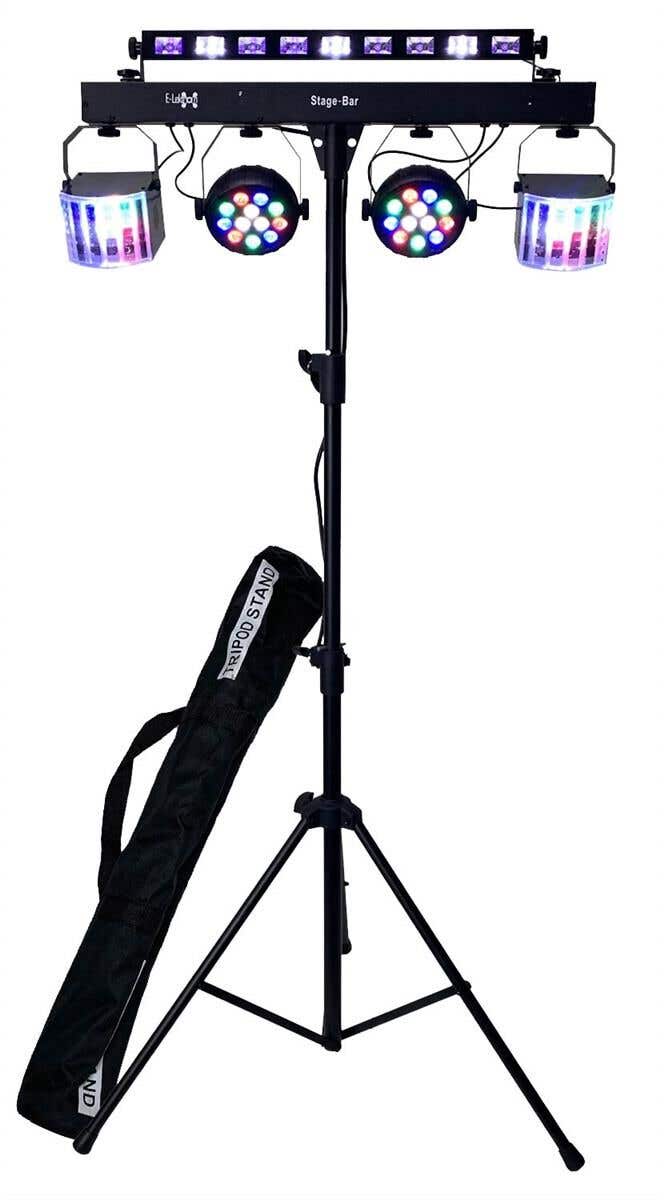 E-Lektron Stage-Bar RGBW - LED lichteffectenset - Met DMX aansturing - | E-Lektron