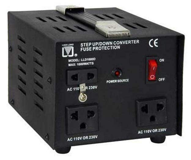 E-Lektron spanningsomvormer 230V naar 110V - 1000 Watt | E-Lektron